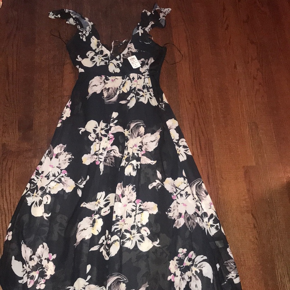 floral maxi dress